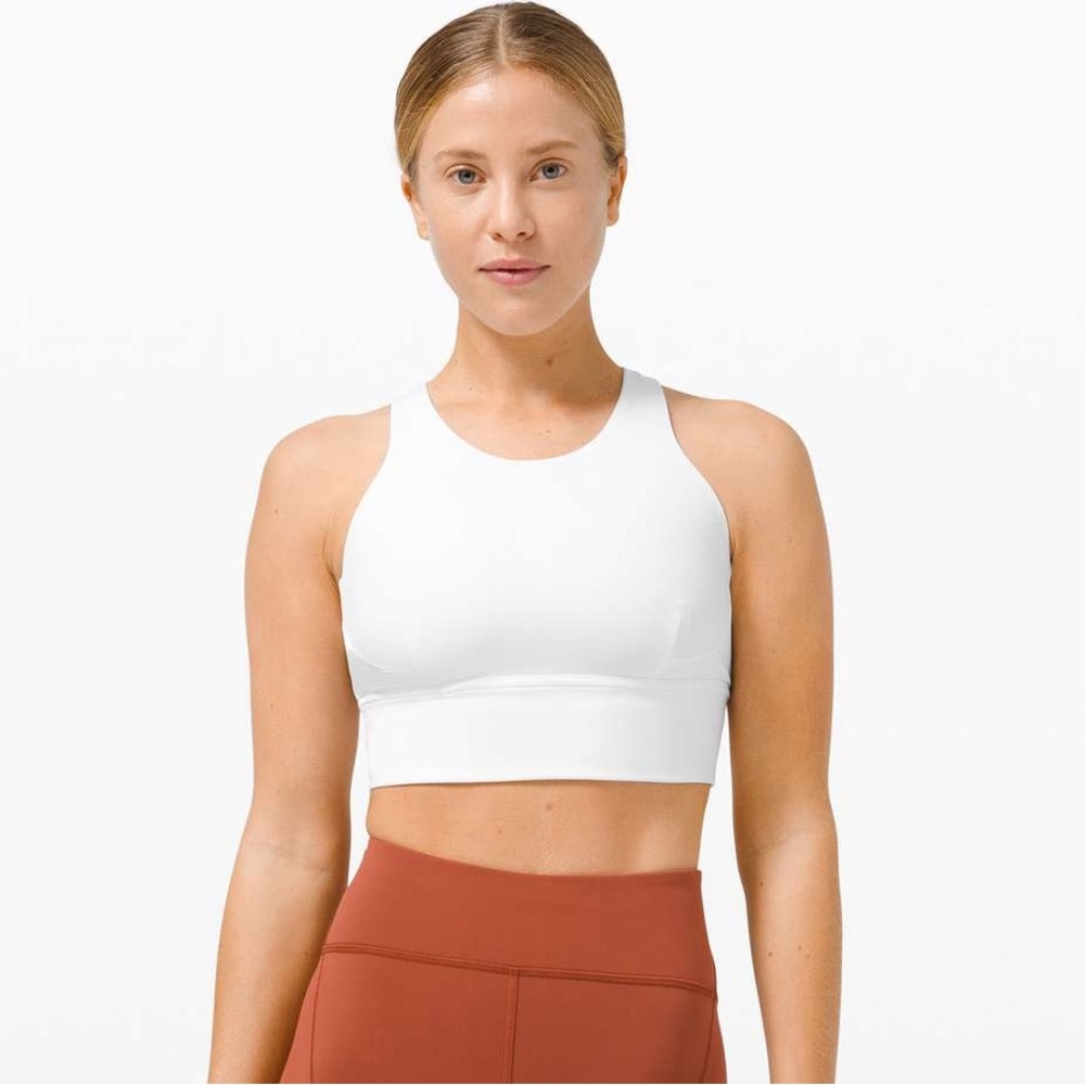 Lululemon Wonder Train Bra Medium Support (C/D cups) Size 10 White